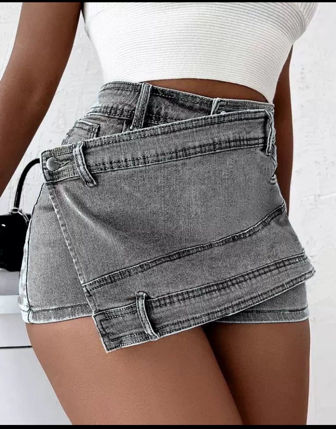 Denim Skort