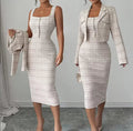 Tweed Dress & Jacket Set