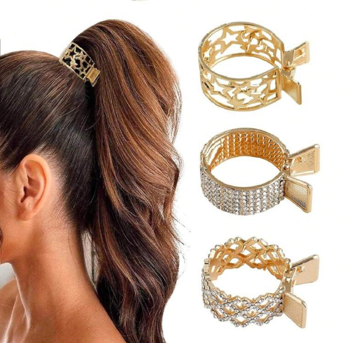 Heart Chain Hairclip