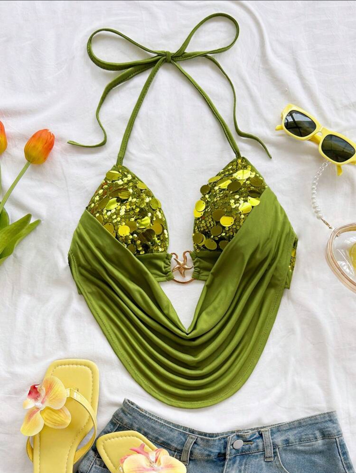 Summer bikini tops