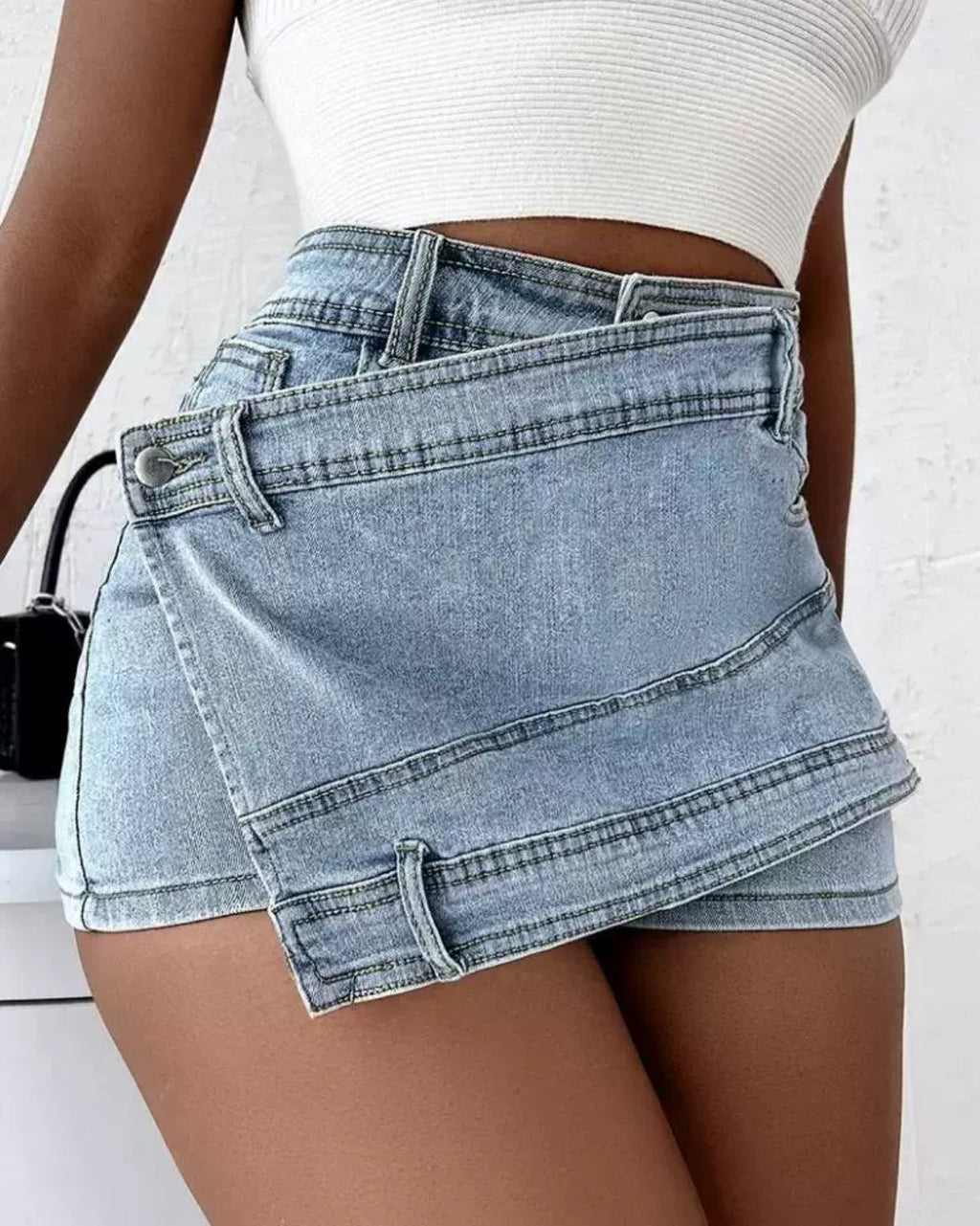 Denim Skort