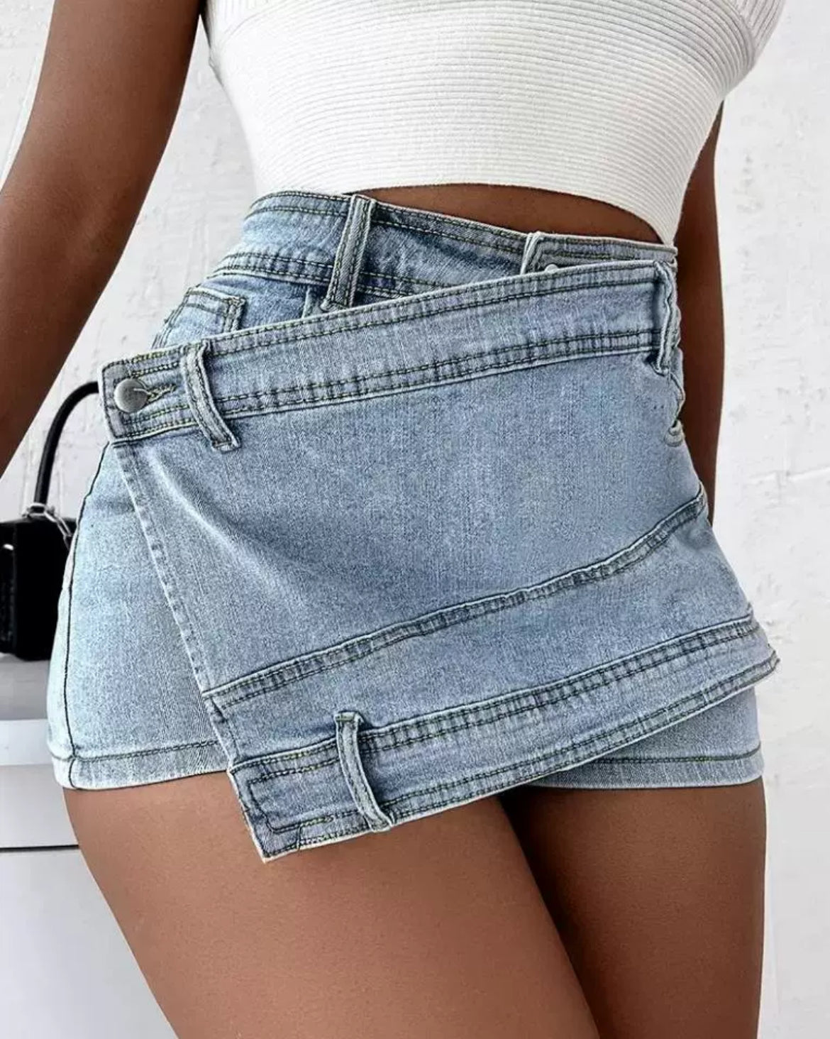 Denim Skort