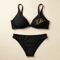 Kiki bandeau bikini black
