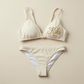 Kiki triangle bikini ivory