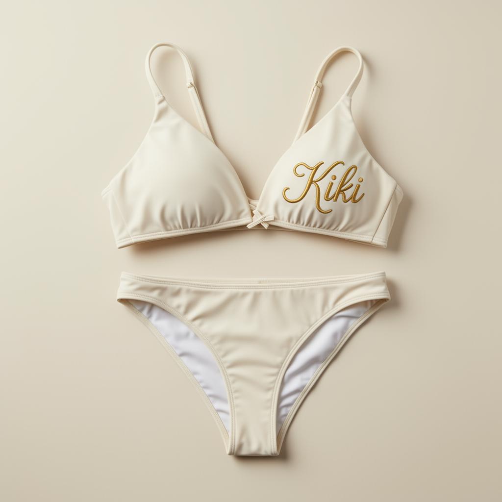 Kiki bandeau bikini ivory